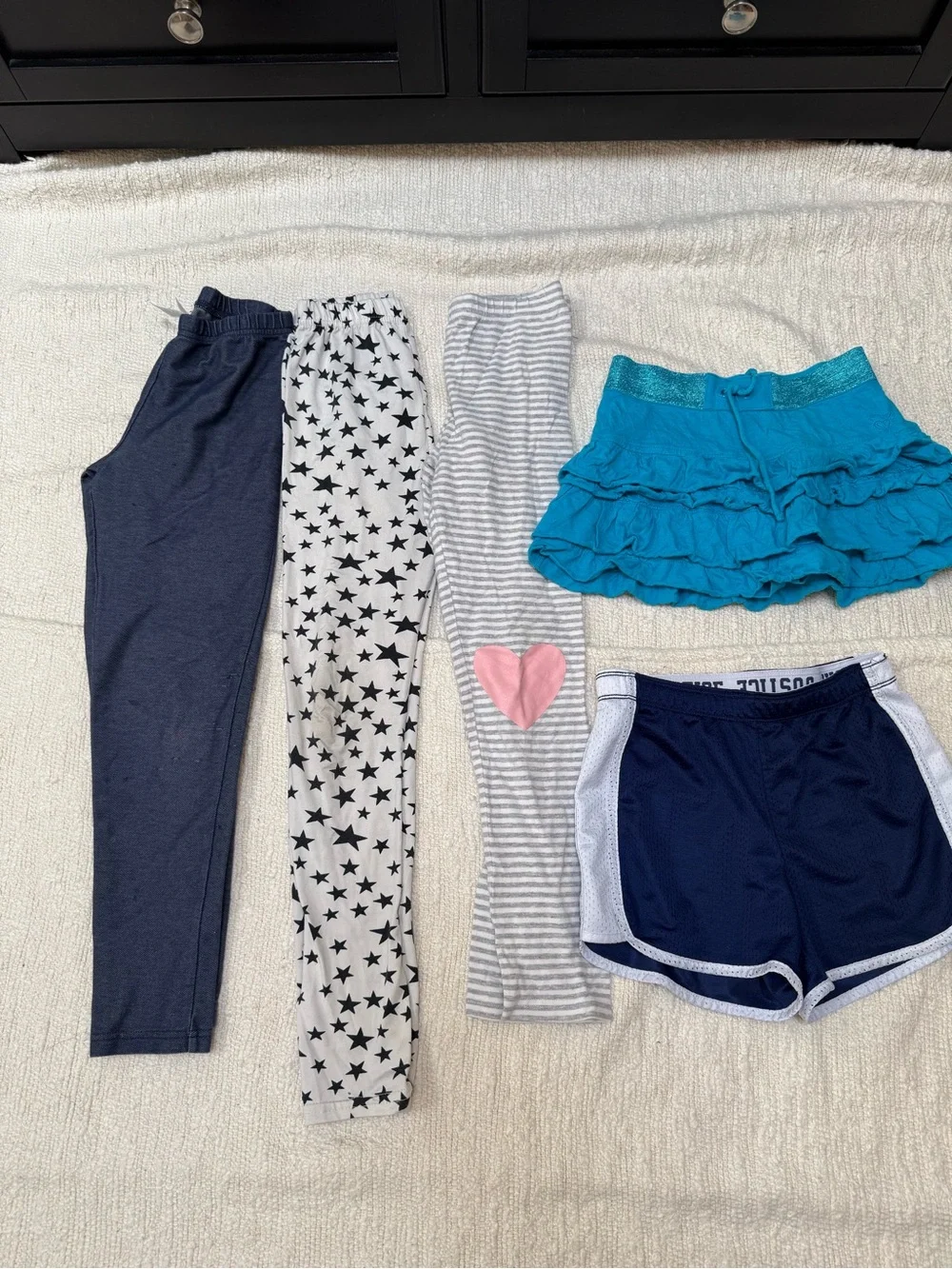 BUNDLE Girls 5-Piece size 8 Bottoms Bundle - Justice Carters